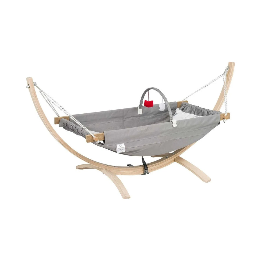 Hamac en bois de hêtre naturel pour bébé — Monptitlou