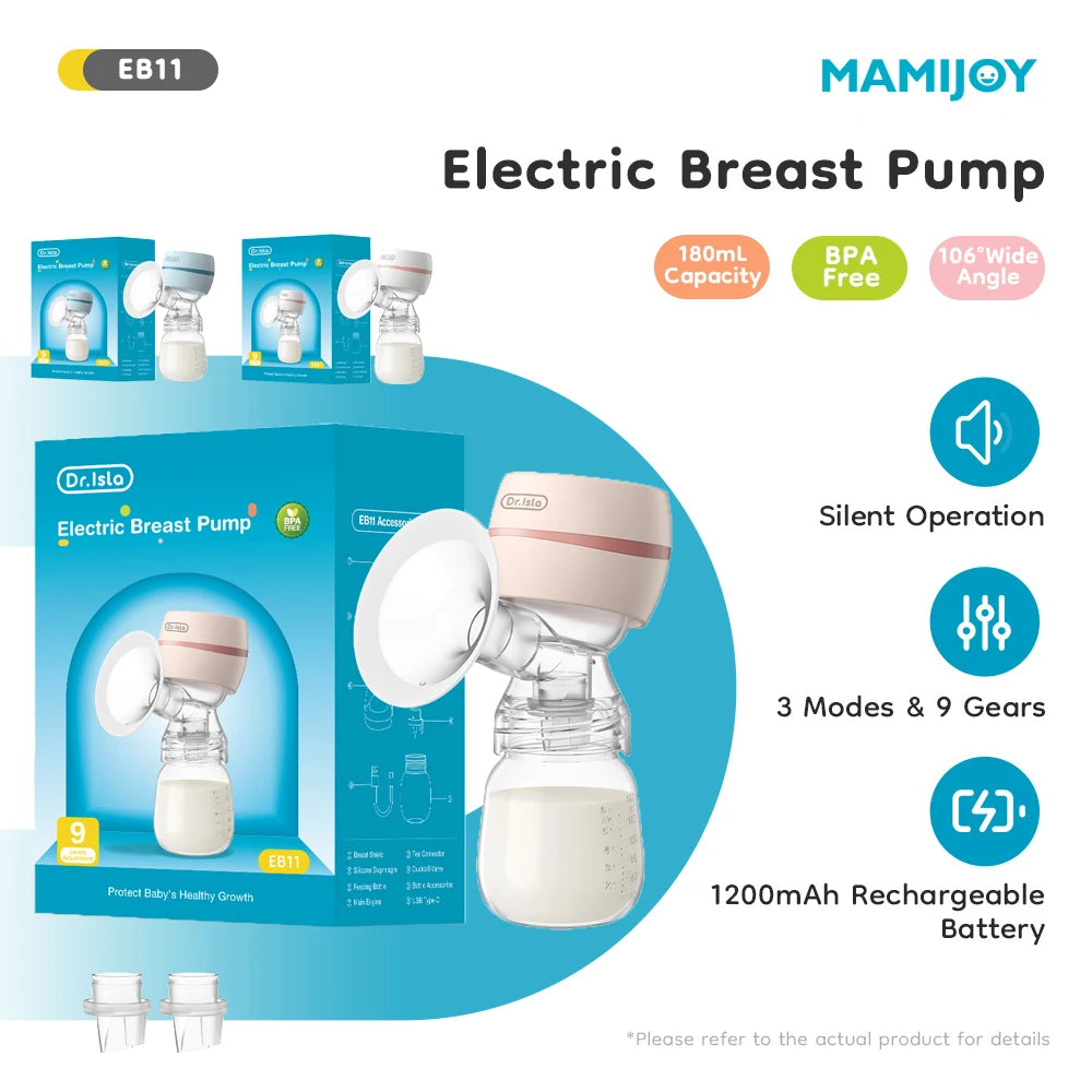 MAMIJOY Tire-lait électrique portable intelligent intégré à forte — Monptitlou Image
