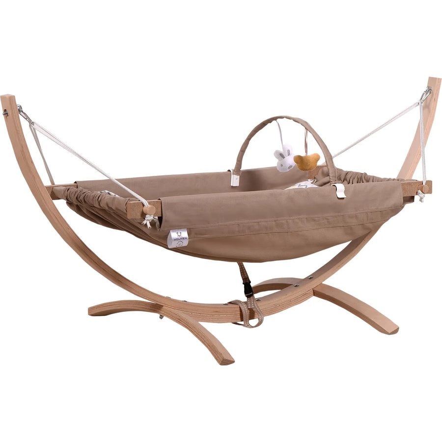 Hamac en bois de hêtre naturel pour bébé — Monptitlou