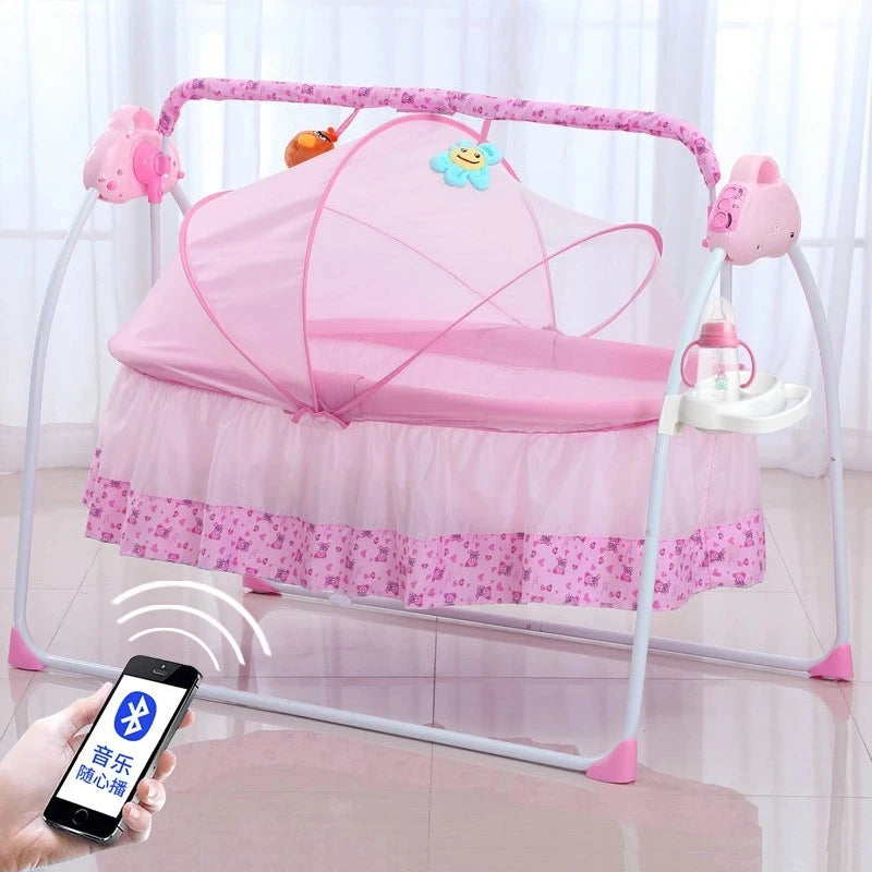 Lit balançoire automatique pour bébé de 0 à 36 mois — Monptitlou