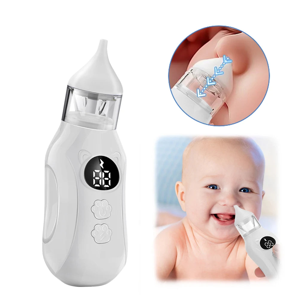 Mouche-bébé électrique à écran et embouts souples — Monptitlou Image