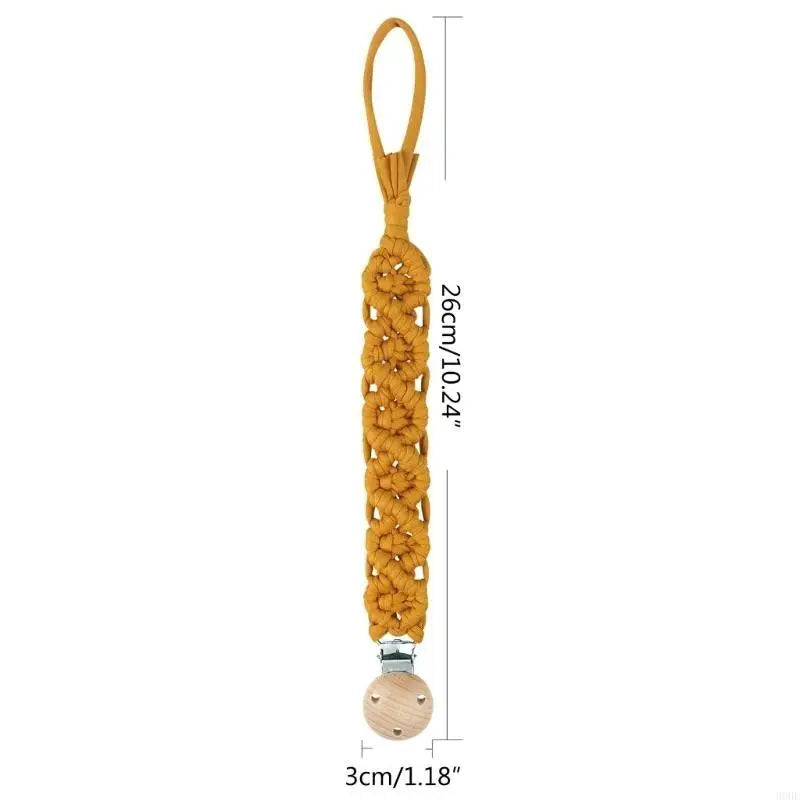 Clips sucette en Crochet simples, chaîne sucette en coton — Monptitlou