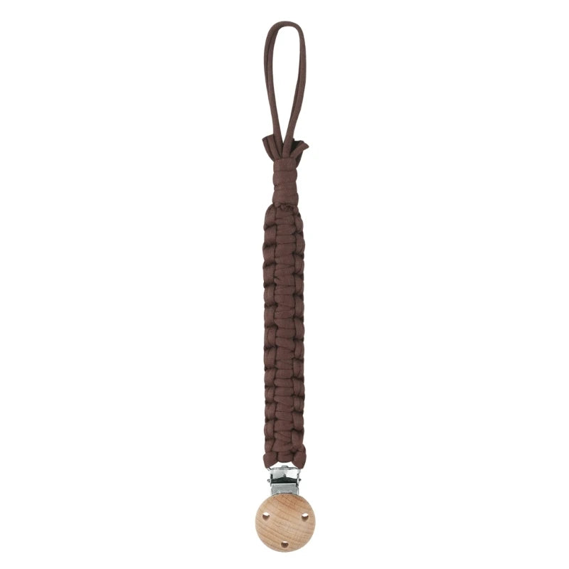 Attache-tétine en coton pour bébé, chaîne de sucette pour nouveau-né — Monptitlou