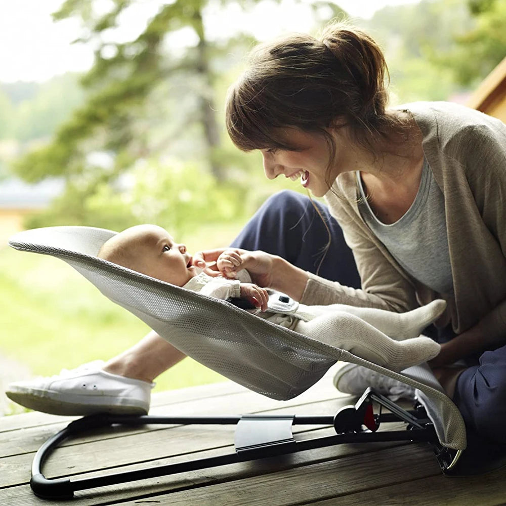 Chaise à bascule pour bébé avec jouets, Transat Bébé 0-18 Mois — Monptitlou
