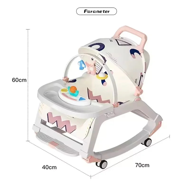 Chaise à bascule pour bébé, chaise à bascule multifonctionnelle pour — Monptitlou