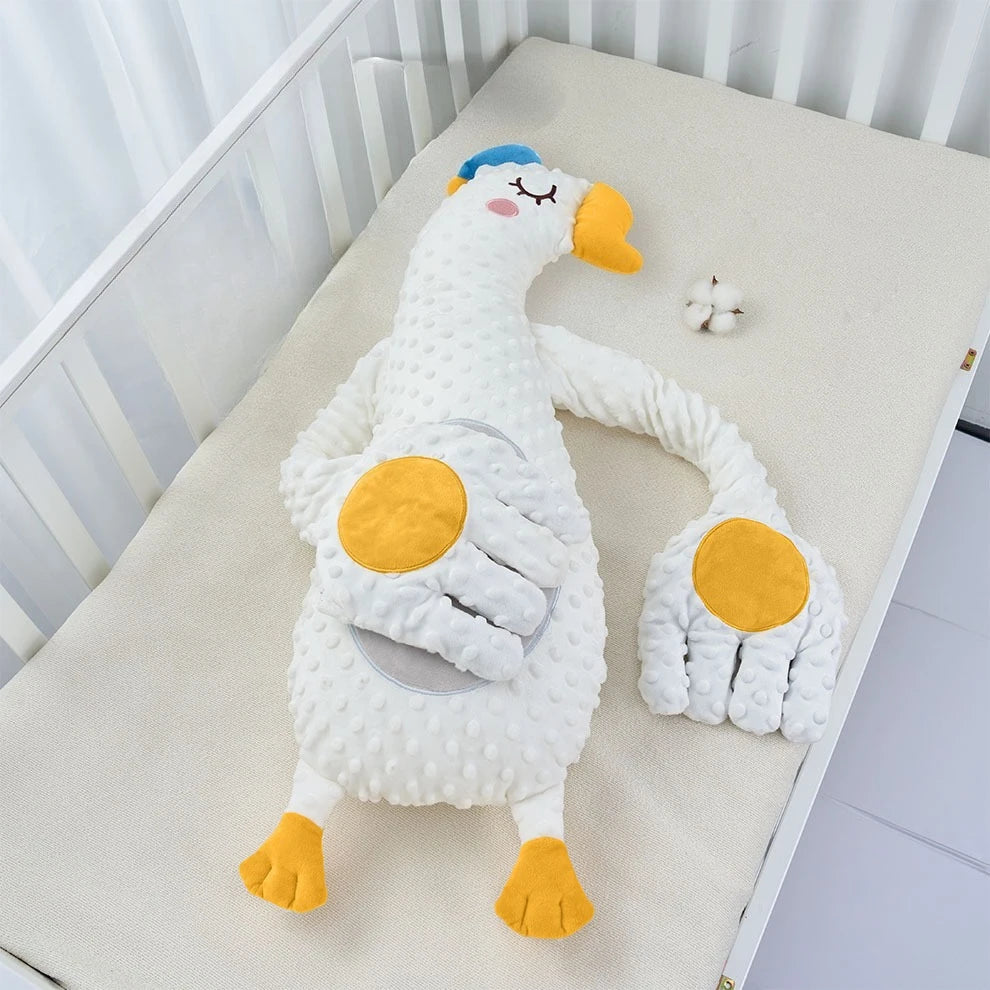 Peluche de sommeil pour bébé, oie et girafe — Monptitlou Image