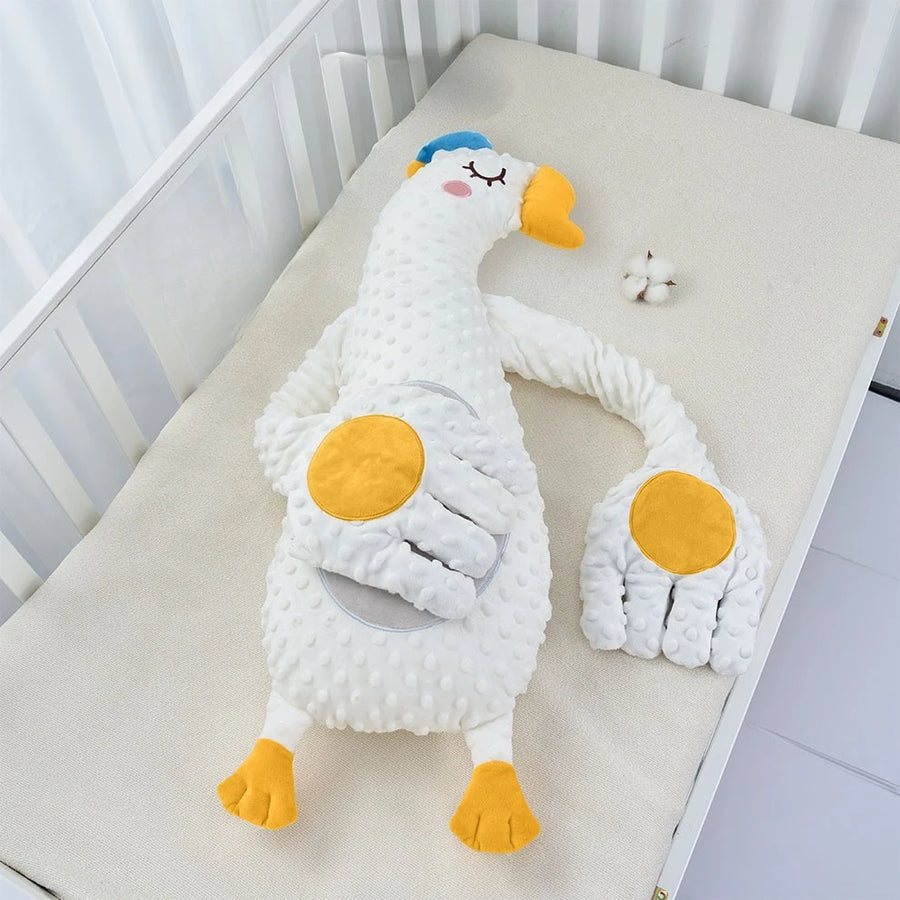 Peluche de sommeil pour bébé, oie et girafe — Monptitlou