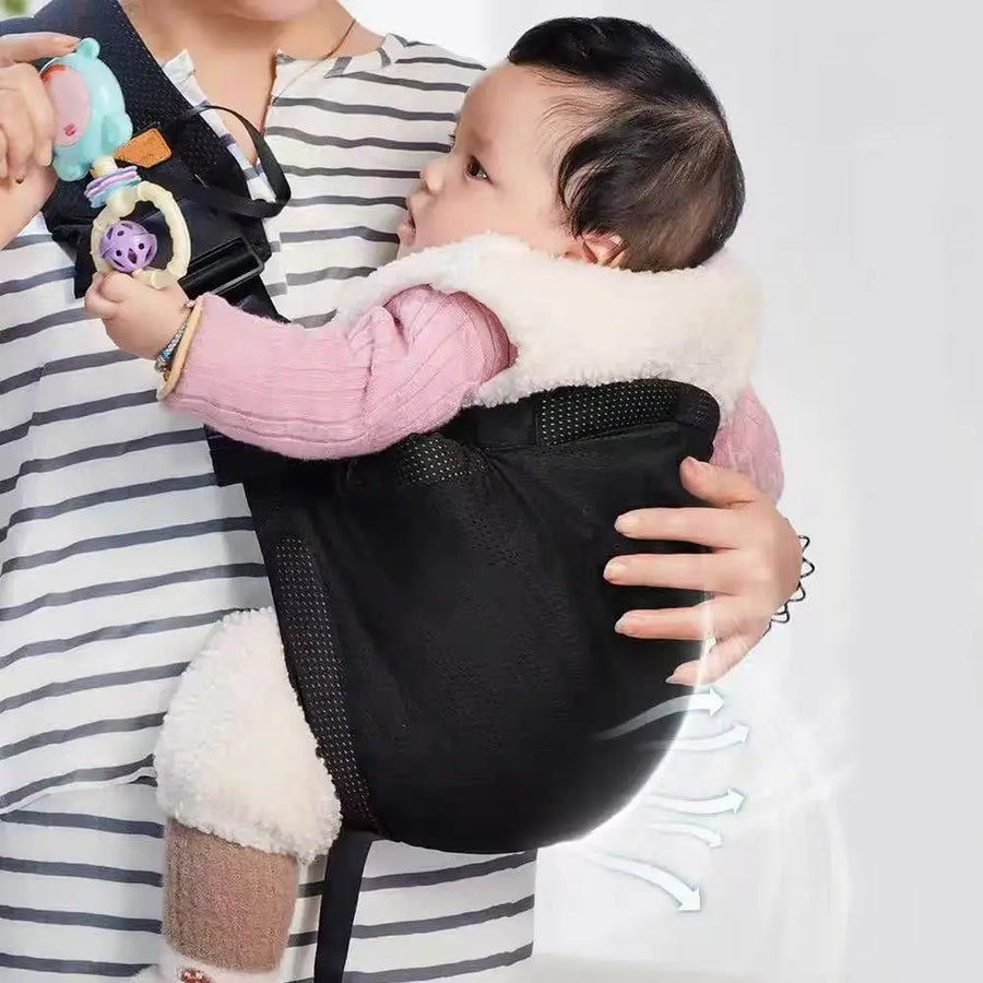 Porte-bébé kangourou réglable, couleur unie — Monptitlou