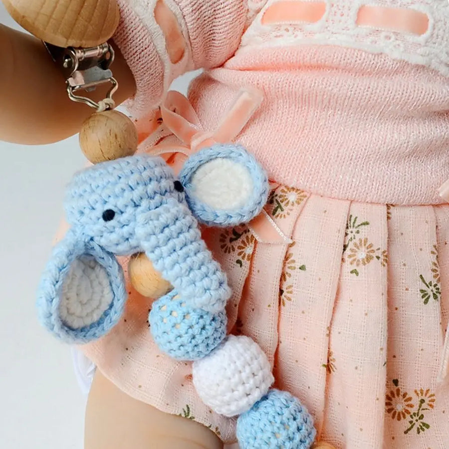 Clips de support Clips factices bébé sucette chaîne porte-sucette Clips — Monptitlou