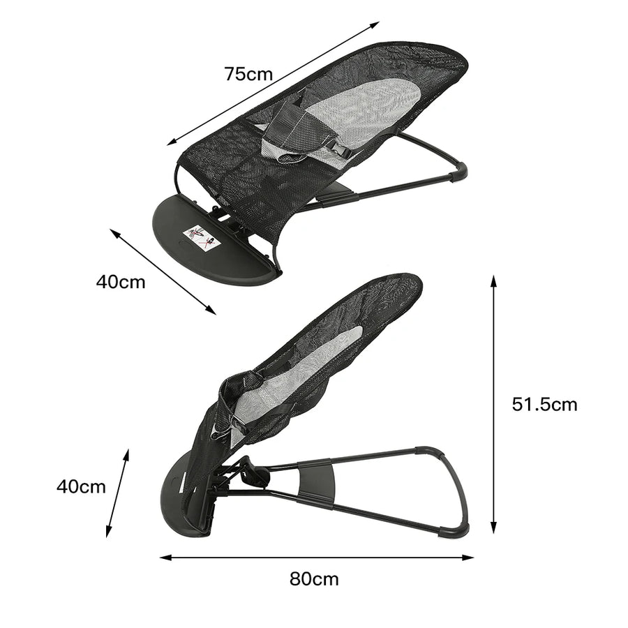 Chaise à bascule pour bébé avec jouets, Transat Bébé 0-18 Mois — Monptitlou