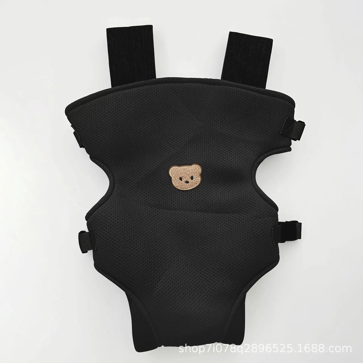 Porte-bébé ergonomique 4 en 1, noir — Monptitlou Image