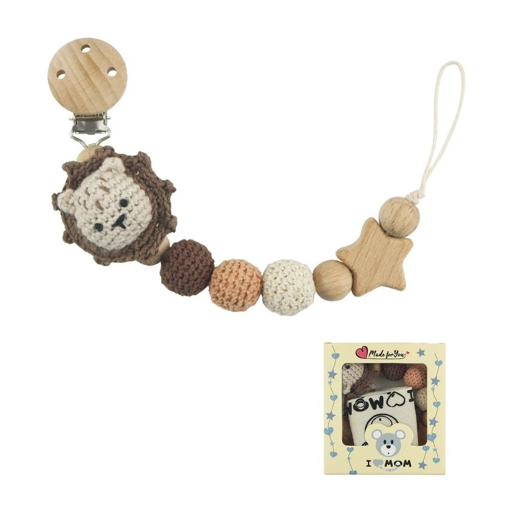 Clips de support Clips factices bébé sucette chaîne porte-sucette Clips — Monptitlou