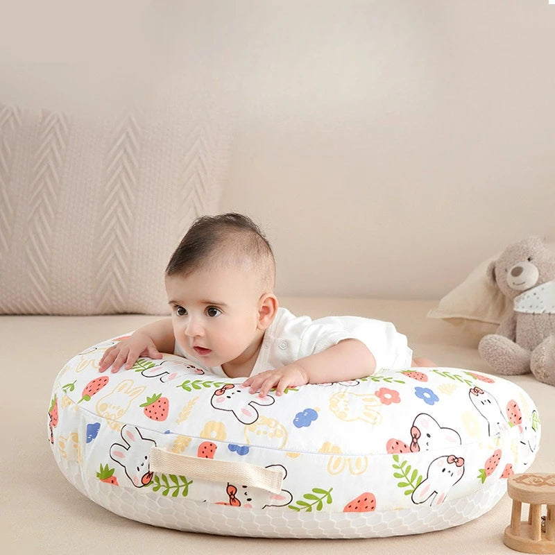 Coussin d'allaitement en U, housse imprimée — Monptitlou