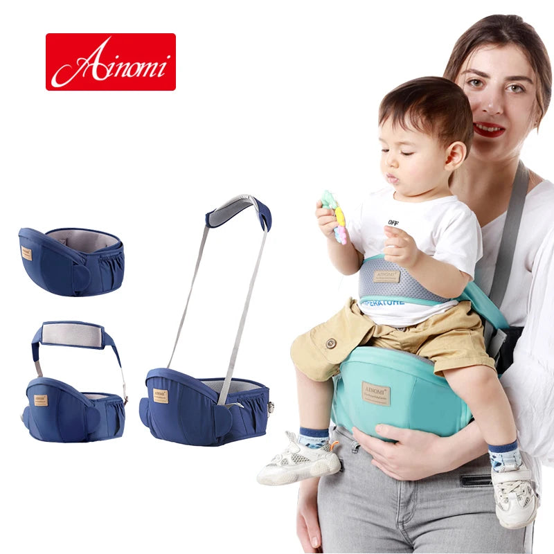 Porte-bébé Ergonomique 4-en-1 pour Nouveau-né et Bébé, Siège de Hanche — Monptitlou