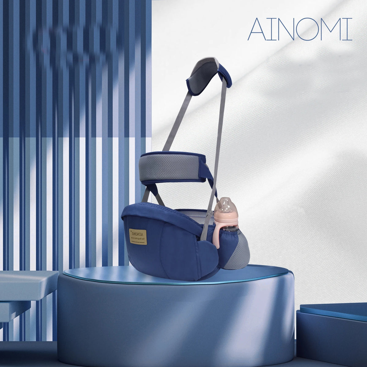 Porte-bébé Ergonomique 4-en-1 pour Nouveau-né et Bébé, Siège de Hanche — Monptitlou Image