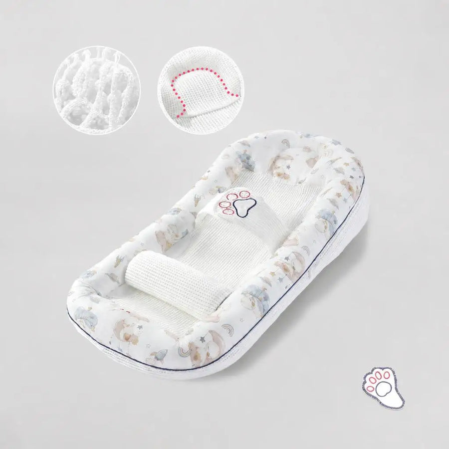 Matelas incliné pour bébé, housse déhoussable — Monptitlou