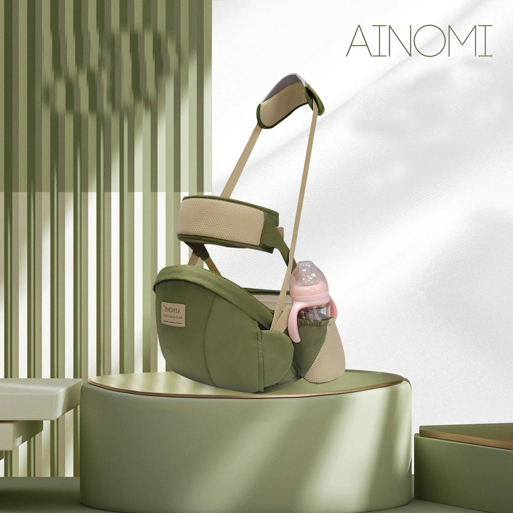 Porte-bébé Ergonomique 4-en-1 pour Nouveau-né et Bébé, Siège de Hanche — Monptitlou