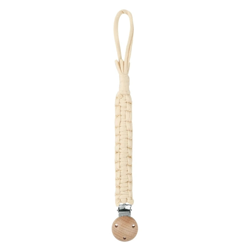 Attache-tétine en coton pour bébé, chaîne de sucette pour nouveau-né — Monptitlou