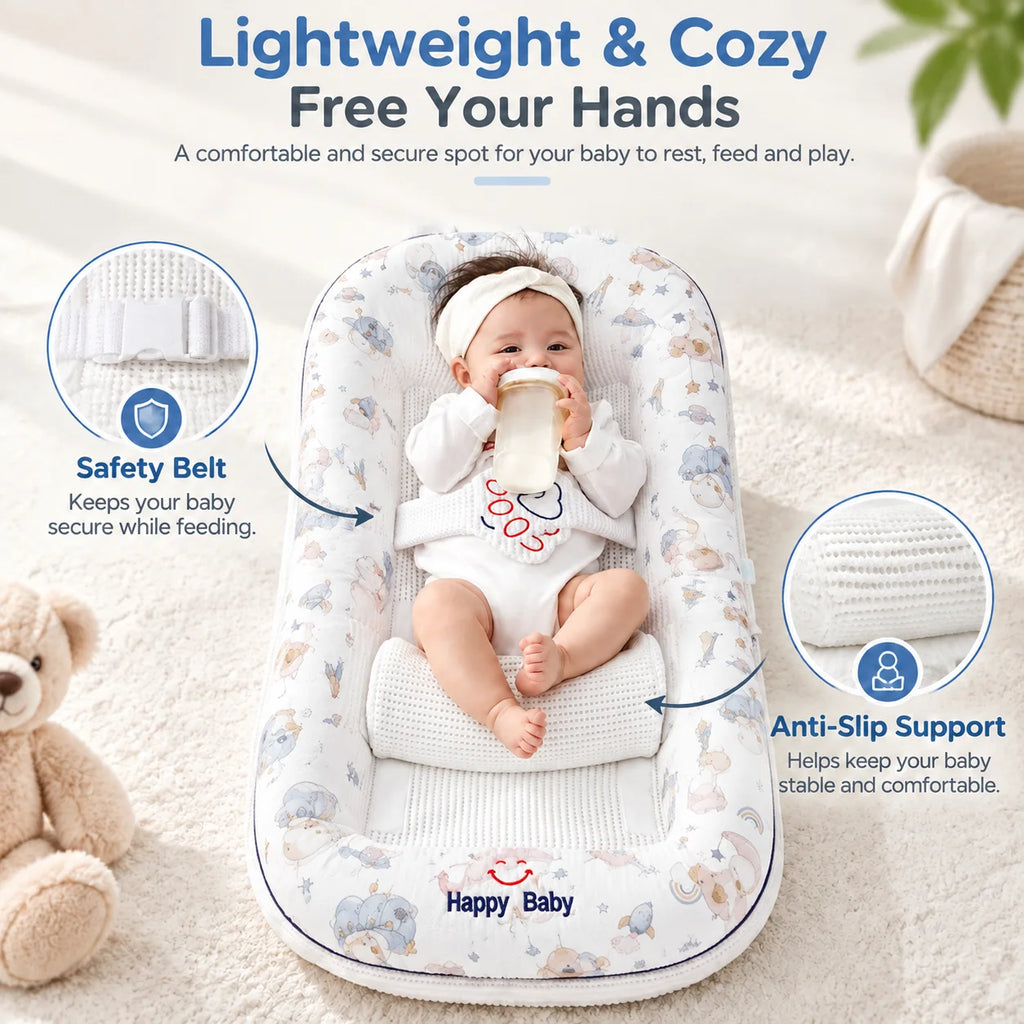 Matelas incliné pour bébé, housse déhoussable — Monptitlou