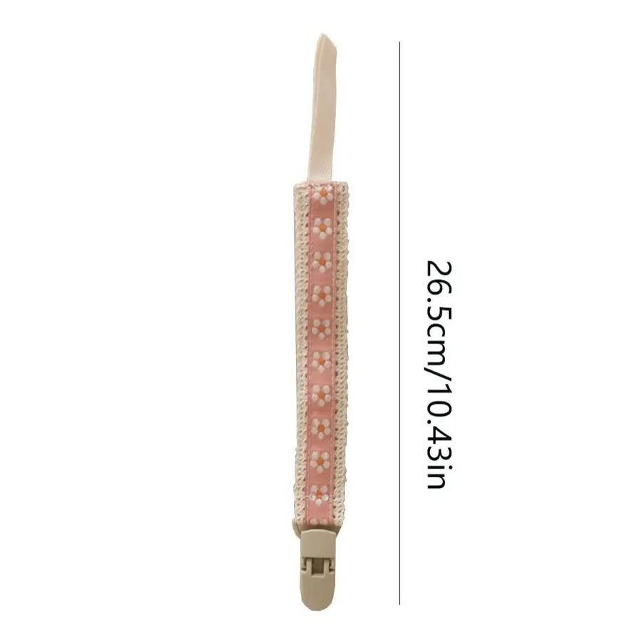 Porte-sucette réglable pour bébé, style ethnique, tétine grill — Monptitlou