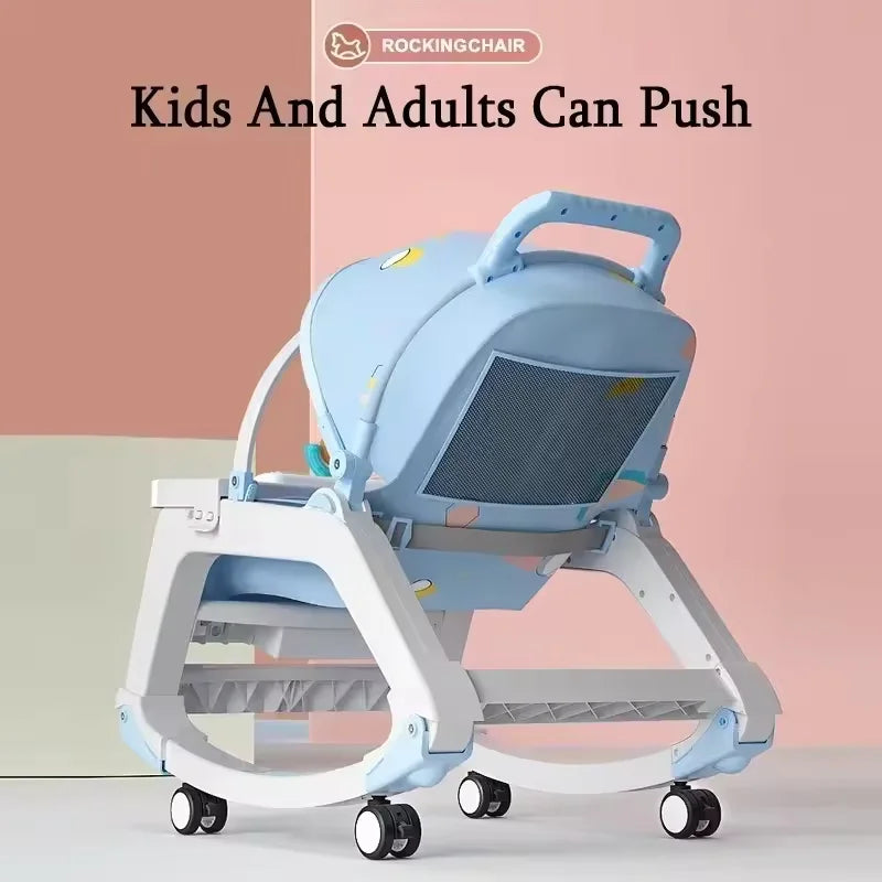 Chaise à bascule pour bébé, chaise à bascule multifonctionnelle pour — Monptitlou