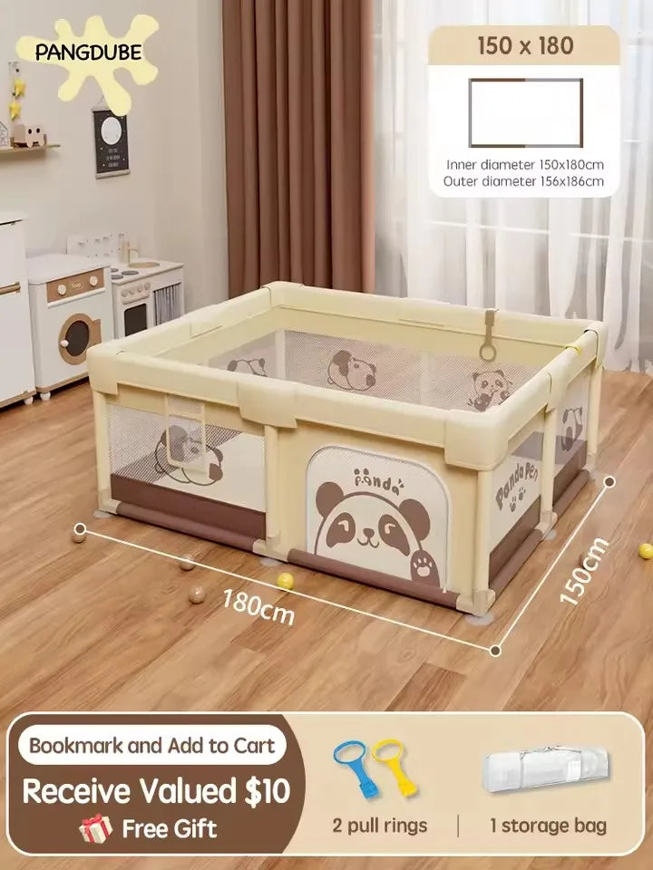 Parc pliable pour bébé motif panda, 4 tailles — Monptitlou