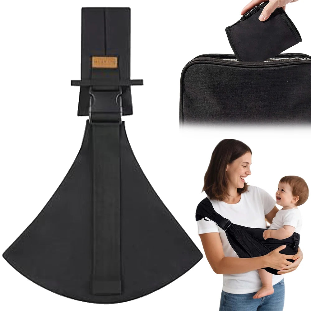 Porte-bébé ergonomique avec boucle réglable et verrou de sécurité — Monptitlou Image