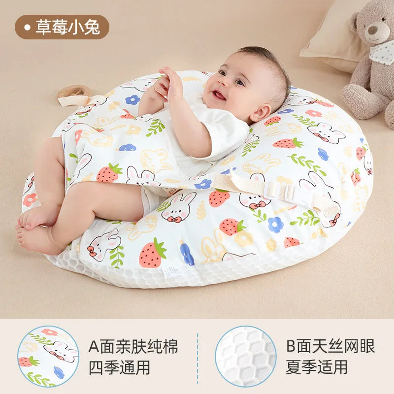 Coussin d'allaitement en U, housse imprimée — Monptitlou