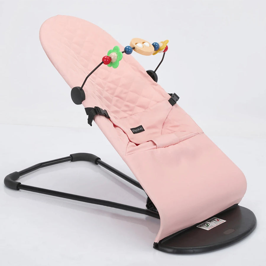 Chaise à bascule pliable pour bébé, avec jouets — Monptitlou