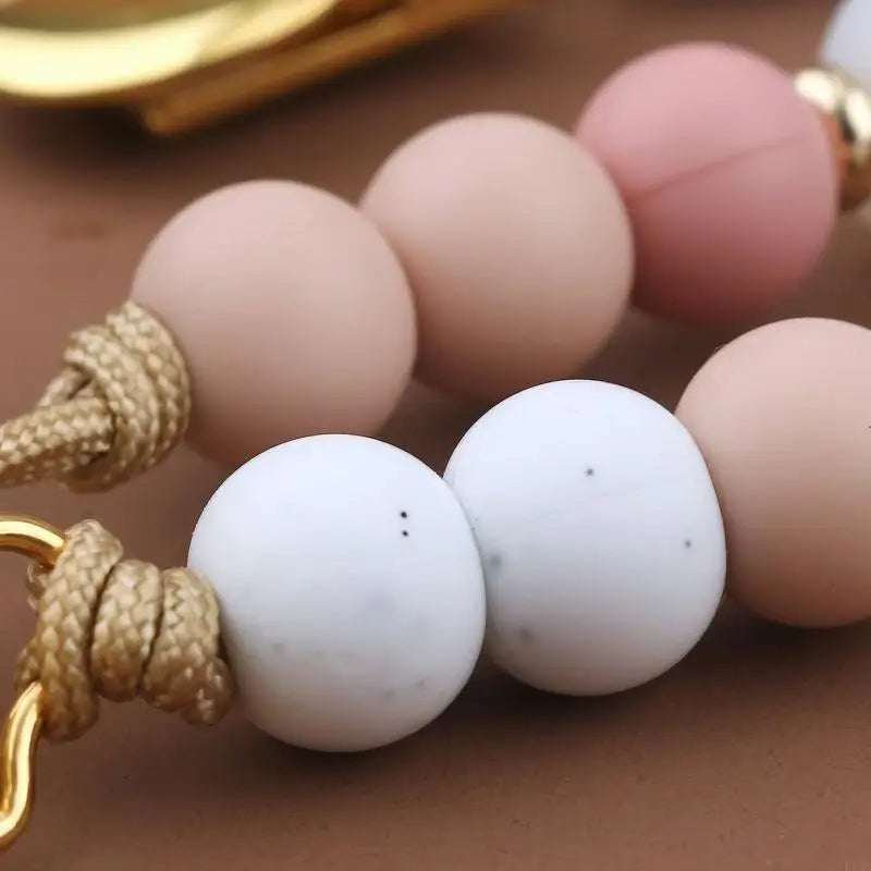 K1ma bébé ratification clips en silicone perles mannequin chaîne — Monptitlou