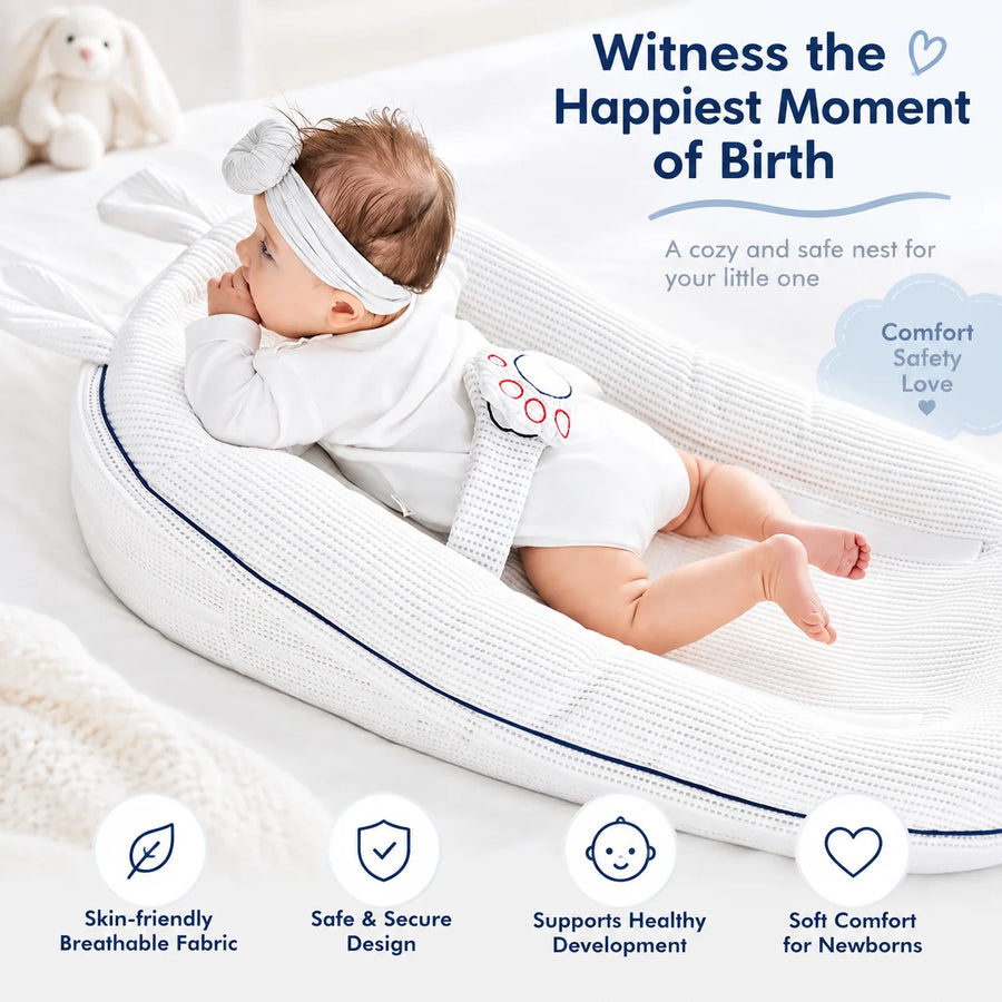 Matelas incliné pour bébé, housse déhoussable — Monptitlou