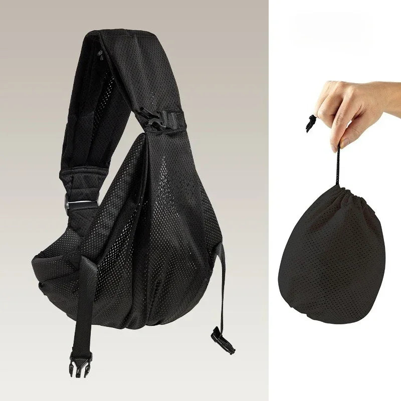 Portable bébé fronde porte-bébé enveloppement enfant en bas âge sac à — Monptitlou