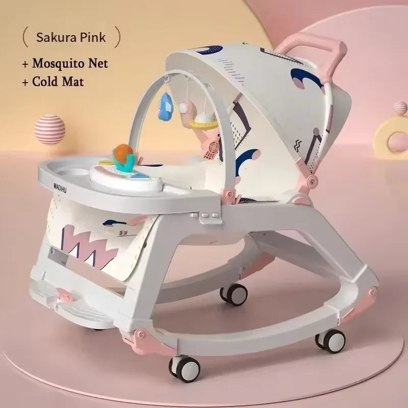 Chaise à bascule pour bébé, chaise à bascule multifonctionnelle pour — Monptitlou Image