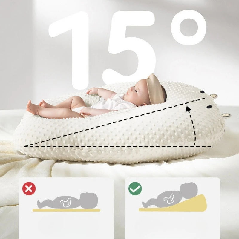 Coussin d'allaitement en U, garnissage moelleux — Monptitlou