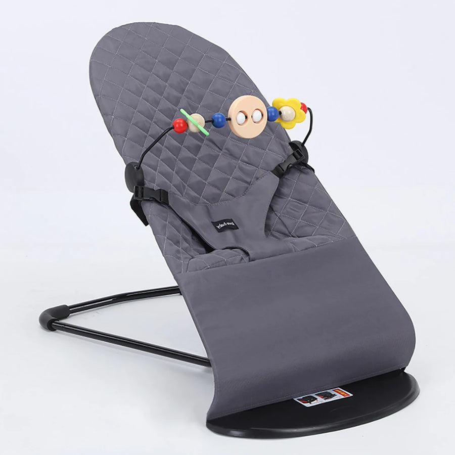 Chaise à bascule pliable pour bébé, avec jouets — Monptitlou