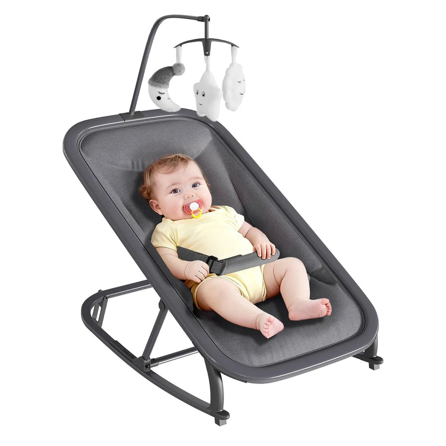 Chaise à bascule et balançoire 2-en-1 pour bébé — Monptitlou