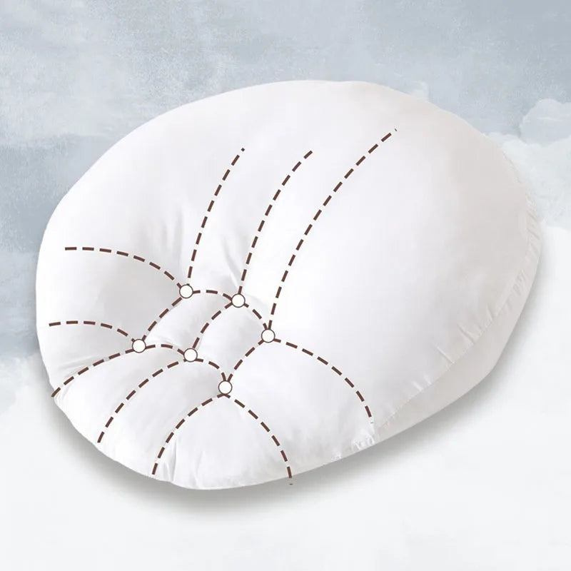 Coussin d'allaitement en U, coton imprimé — Monptitlou