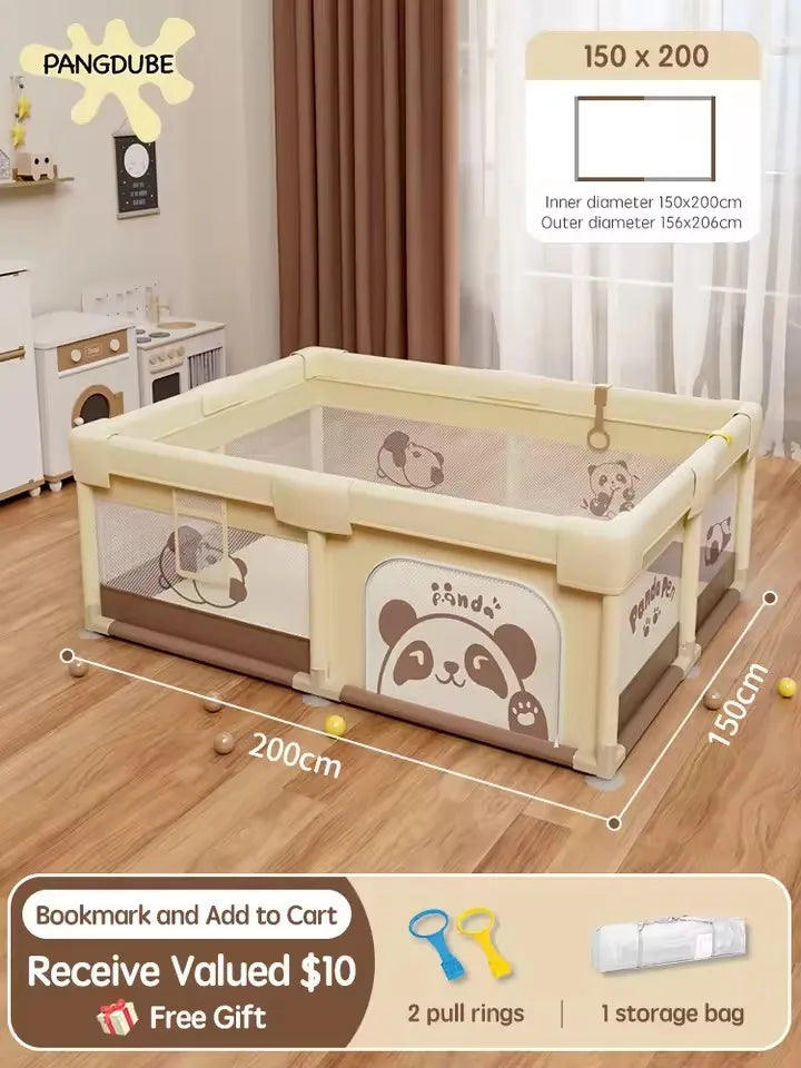 Parc pliable pour bébé motif panda, 4 tailles — Monptitlou