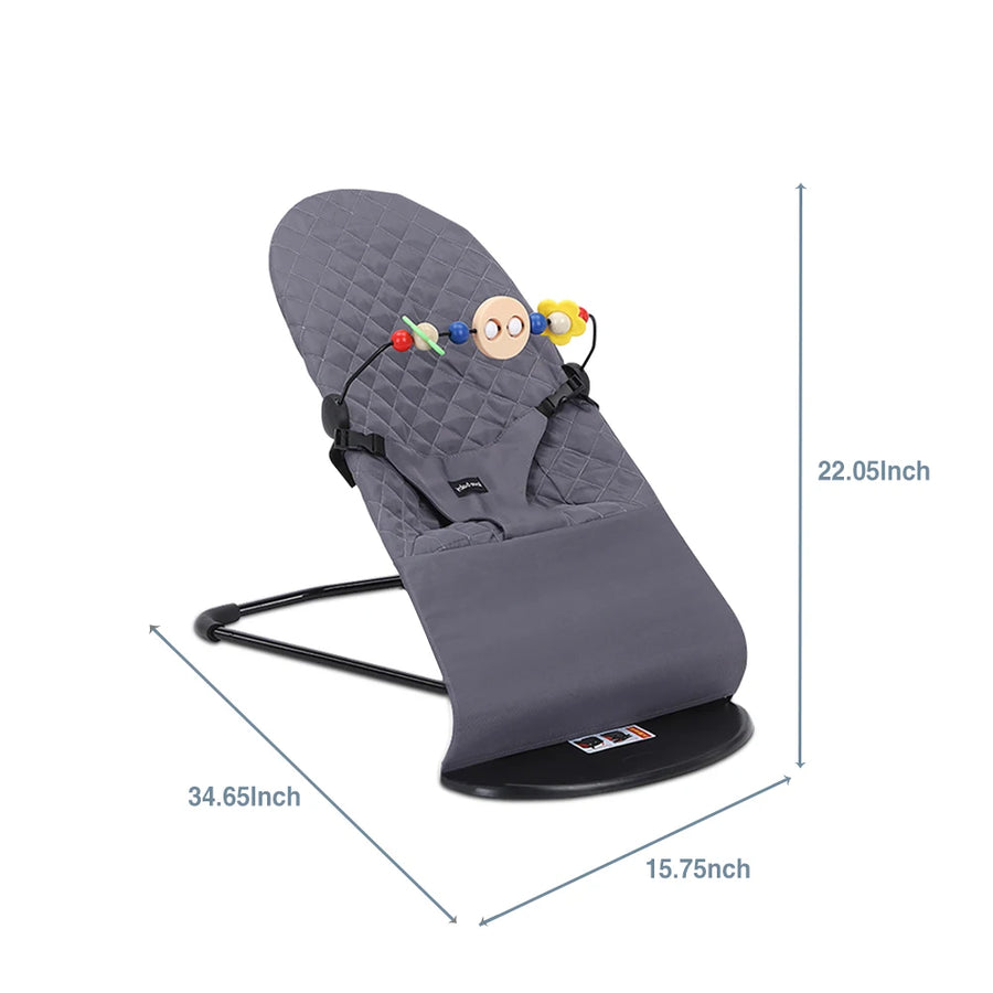 Chaise à bascule pliable pour bébé, avec jouets — Monptitlou
