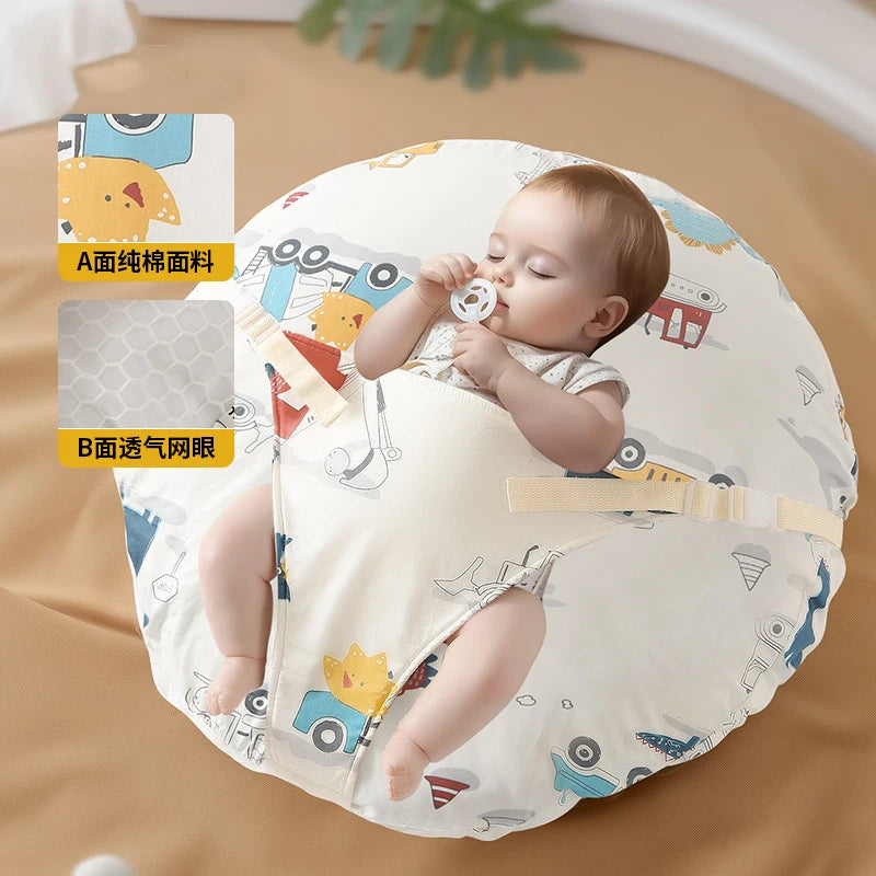 Coussin d'allaitement en U, coton imprimé — Monptitlou