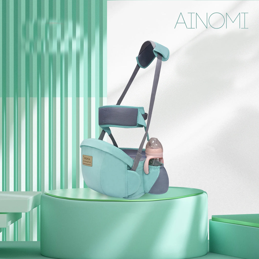 Porte-bébé Ergonomique 4-en-1 pour Nouveau-né et Bébé, Siège de Hanche — Monptitlou