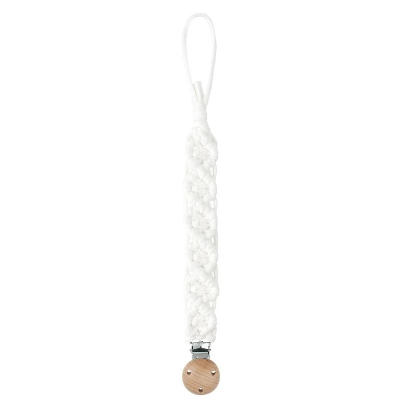 Clips sucette en Crochet simples, chaîne sucette en coton — Monptitlou Image