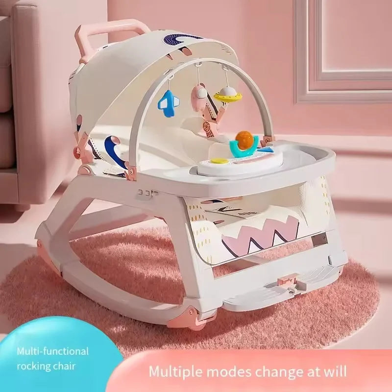 Chaise à bascule pour bébé, chaise à bascule multifonctionnelle pour — Monptitlou