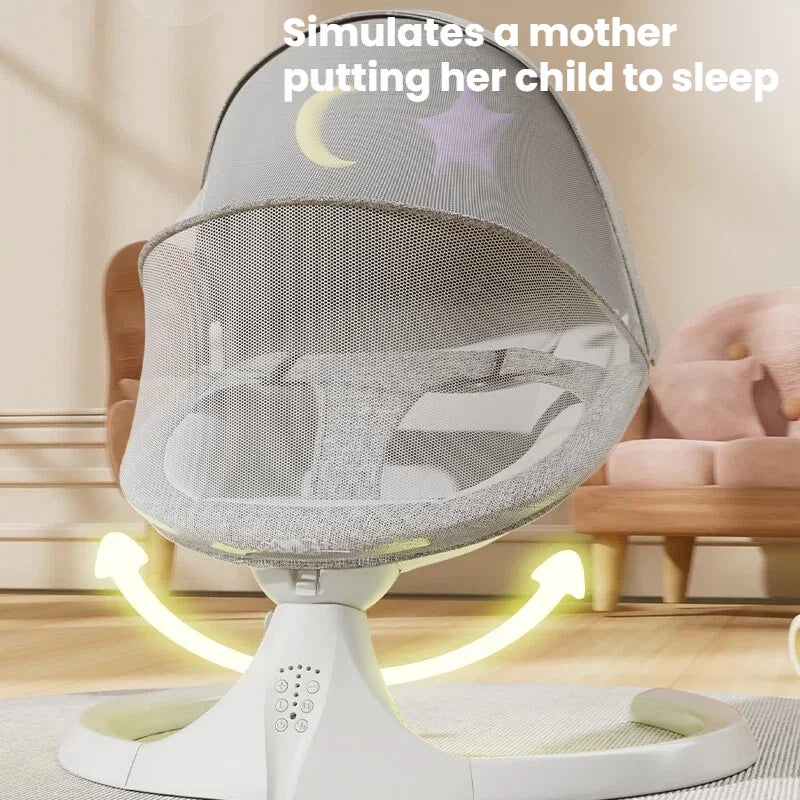 Berceau Électrique Intelligent pour Bébé et Balancelle pour Nourrisson — Monptitlou