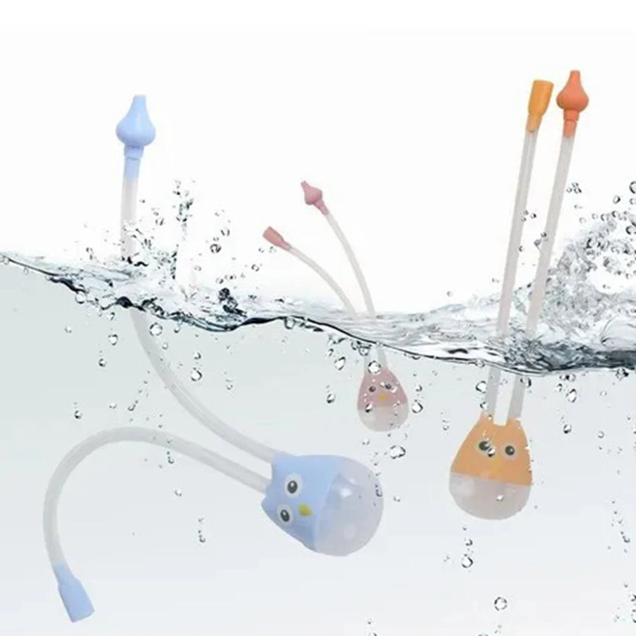 Mouche-bébé manuel en forme de hibou, tube souple — Monptitlou