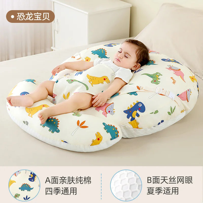 Coussin d'allaitement en U, housse imprimée — Monptitlou