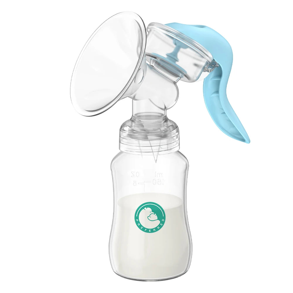Tire-lait manuel en silicone de qualité alimentaire sans BPA — Monptitlou