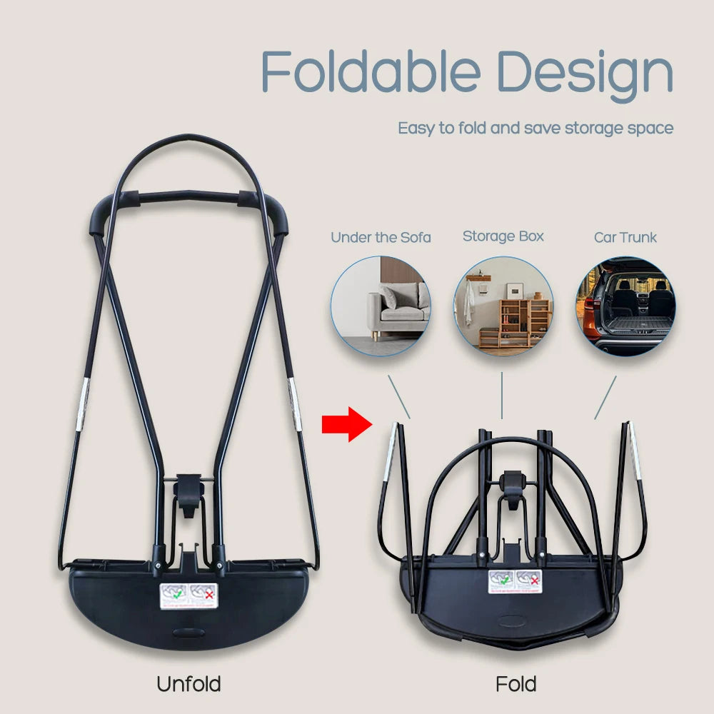 Chaise à bascule pliable pour bébé, avec jouets — Monptitlou