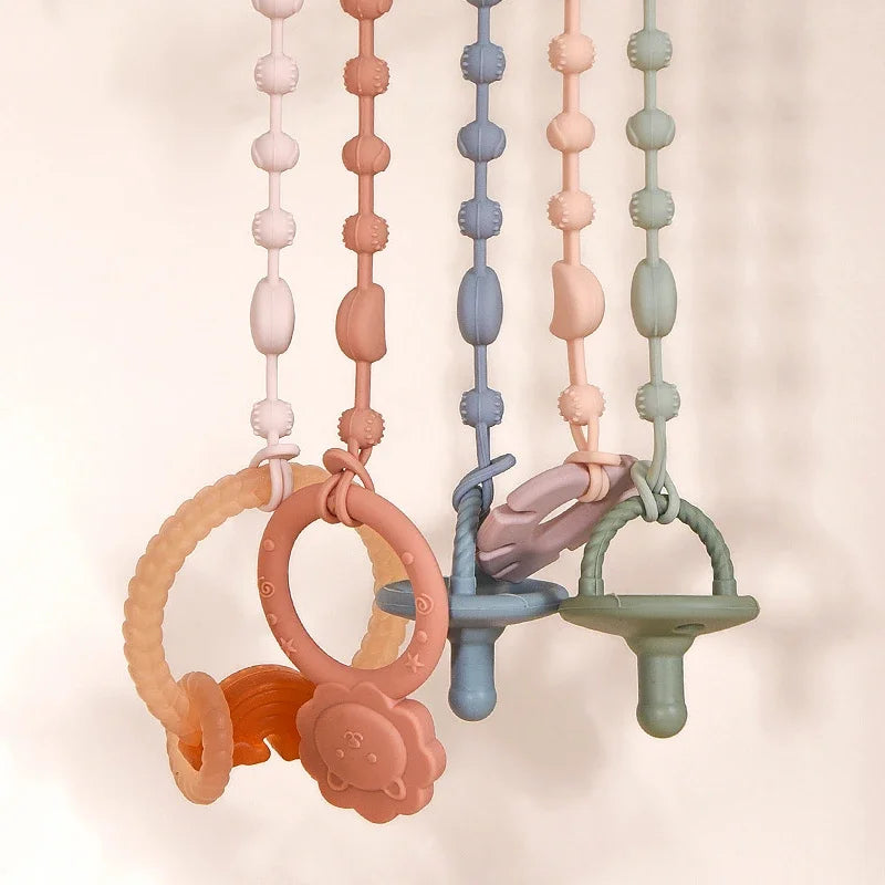 Attache-sucette pour bébé, 1 pièce, sans BPA, en silicone — Monptitlou