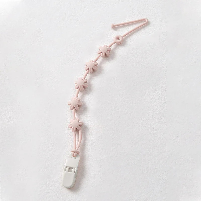 Attache-tétine pour bébé avec chaîne anti-perte — Monptitlou